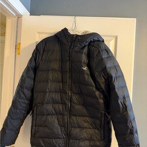 Hollister Men's Dark Down Puffer Jacket - See description